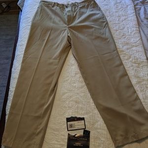 Tommy Hilfiger Micro Tech khaki slacks